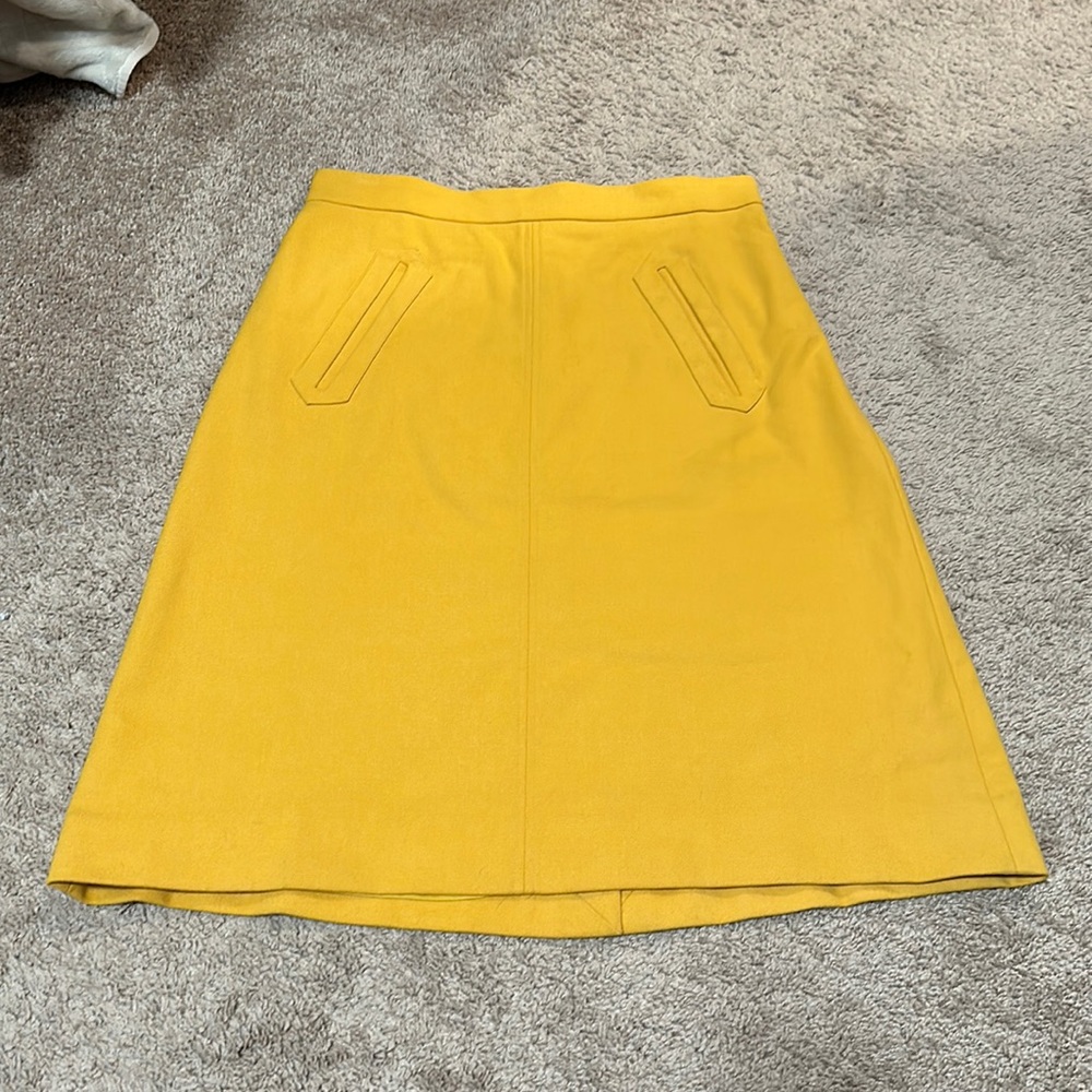 Gold Pencil Skirt Medium